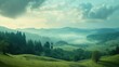 as if the hills themselves were lifted from a magical painting. Generative Ai