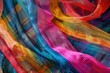 Whimsical Native Fabric Inspired Abstract Background