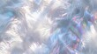 Soft white fur texture with iridescent tones, abstract background