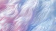 Soft pastel pink and blue gradient fur, textured background