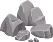 set of stones vector illustration