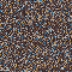 Poster - abstract background. gradiented squares in multiple colors. rich brown, muted beige, dark slate blue