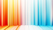Colorful abstract background with straight lines blue, yellow, orange and pink color, 3D illustration.	