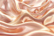Elegance and luxury in rose gold fractal waves, dancing with refinement and grace.