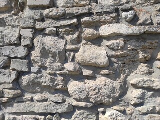 Wall Mural - Photo of the old castle wall. Old wall texture