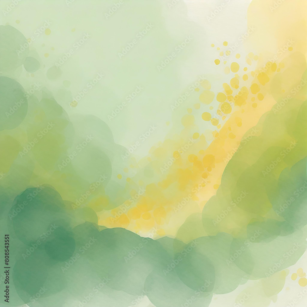Green yellow watercolor texture background Stock Illustration | Adobe Stock