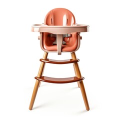 High chair peach