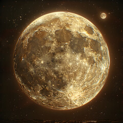 vintage moon photo