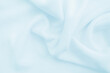 Wavy Cloth. light blue fabric background