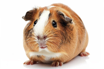 Wall Mural - a guinea is sitting on a white surface