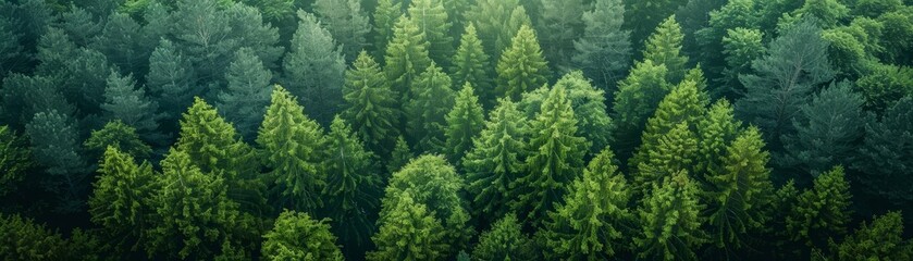  Aerial view of forest