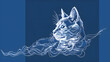 Cat Cartoon, Japan National Animal, Cartoon Vector, T-shirt Design, world Animal's Day, Pet's Day, Generative Ai