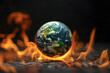 地球温暖化のイメージ
