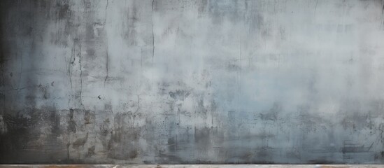 Wall Mural - A grungy shabby loft texture with a gray blue color is displayed in the background of the copy space image