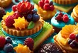 © Yaraslava - capturing detailed handmade dessert artwork, intricate, details, sweet, pastry, confectionery, craft, culinary, presentation, gourmet, artisan, baking, delicious,