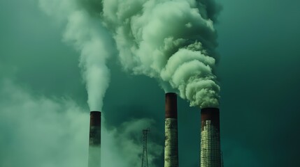 smoke from a chimney