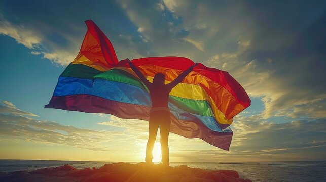 Capture the strength and resilience of the LGBTQ community as they come together to support one another in the face
