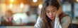 © tongpatong - Asian woman founder of startup firm and internet vendor I'm depressed and frustrated about the office's internet sales.