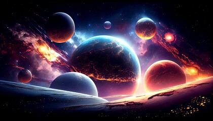 planet in space