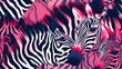 zebra prints watercolor style pattern abstract graphic poster background
