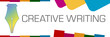 Creative Writing Colorful Rounded Squares Horizontal 
