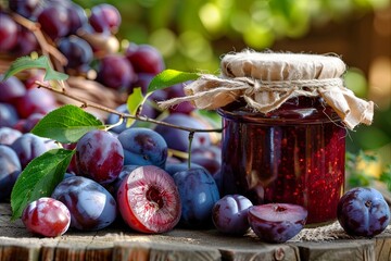 Canvas Print - Plum jam: Traditional and modern ways