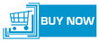 Buy Now Blue Squares Borders Left Shopping Cart Text 