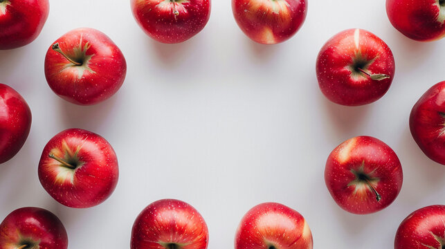 red apple background