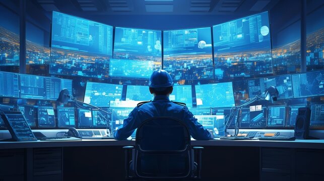 a system administrator monitors the security of a company's computer network.