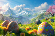 Joyful Easter Background