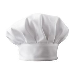 Chef hat isolated on transparent or white background, png