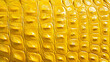 yellow crocodile skin pattern texture background