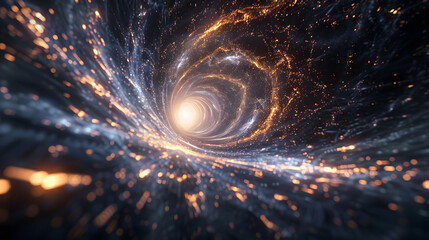 Wall Mural - time and space travel, portal, teleportation