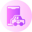 mobile gradient icon