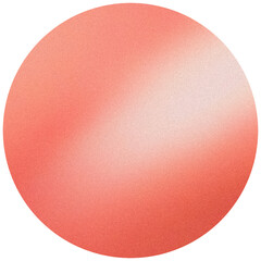 Poster - Grainy red sphere with a subtle gradient transition