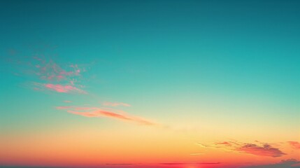 Wall Mural - Sky Gradients Beauty: A photo showcasing the gradient of colors in the sky
