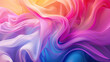 Abstract fluid gradient waves. Dynamic art display of merging colors and swirling patterns. Abstract art. Fluid gradient waves with flowing colors and dynamic motion. Gradient waves and fluid color.
