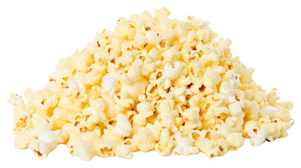 Wall Mural - PNG Popcorn snack food white background.