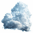 © Thijs - Vector realistic isolated cloud for template decoration and mockup covering. Concept of storm and sky.