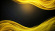 Dynamic Wave of Gold Light: Abstract backdrop with smooth lines