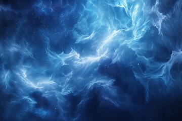 Poster - artistic blue backdrop