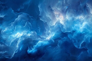 Poster - blue abstract backdrop