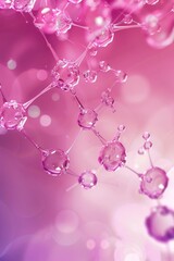 Poster - Design a modern and innovative theme for your science and technology presentation, featuring a Plexus style background.