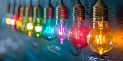 Poster - Innovative Lighting Arrangements Symbolizing Educational Goals and Achievements