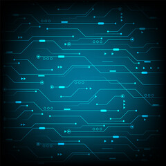 Aufkleber - Digital technology world. vector futuristic circuit board, Electronic motherboard, Communication and engineering concept, Hi-tech digital technology concept.	
