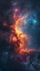 Wall Mural - A galaxy of Cosmos, high resolution DSLR