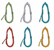 a close up of a bunch of different colored ropes