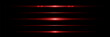 © Hanna - Set of red horizontal lines. Laser beams, beautiful light with glare.