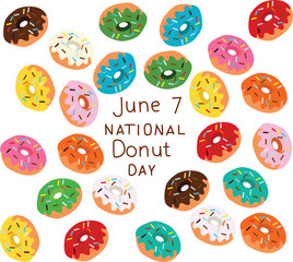 National Donut Day is celebrated every year on june 7.
