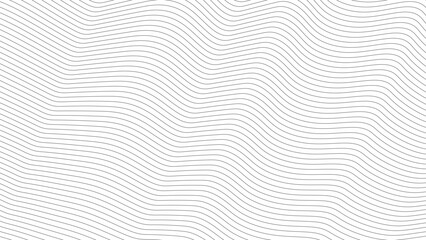 Aufkleber - Wavy business curve lines on transparent background. Abstract ocean wave line background. Abstract wave line for banner, template, wallpaper background with wave design. Vector illustration